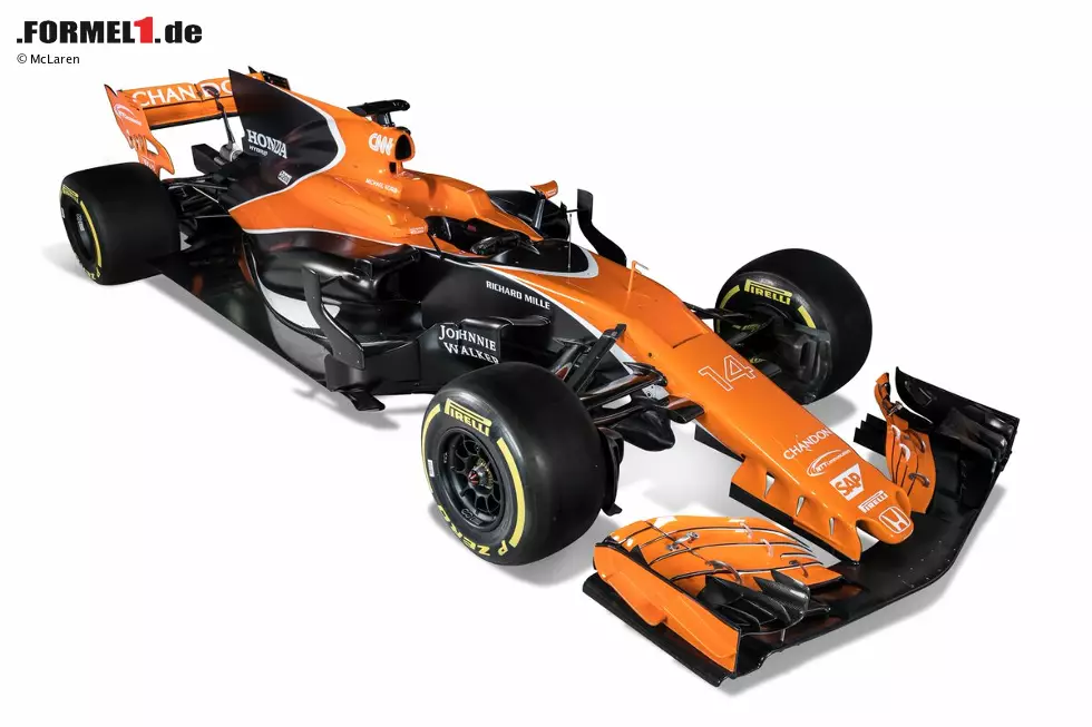 2017: Nach dem Abgang von Ron Dennis endet bei McLaren die Ära der MP4. Der neue Bolide für die Formel-1-Saison 2017 trägt den Namen MCL32 - und neben Schwarz das klassische McLaren-Orange Foto zur News: 2017: Nach dem Abgang von Ron Dennis endet bei McLaren die Ära der MP4. Der neue Bolide für die Formel-1-Saison 2017 trägt den Namen MCL32 - und neben Schwarz das klassische McLaren-Orange