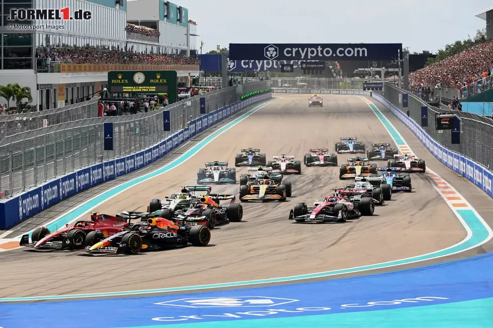 08.05.2022: Grand Prix von Miami in den Vereinigten Staaten von Amerika. Das lange angestrebte zweite US-Rennen wird Realität, auf einer temporären Strecke rund um das Hard-Rock-Stadion in Miami. Austin bleibt aber Standort des USA-Grand-Prix. Foto zur News: 08.05.2022: Grand Prix von Miami in den Vereinigten Staaten von Amerika. Das lange angestrebte zweite US-Rennen wird Realität, auf einer temporären Strecke rund um das Hard-Rock-Stadion in Miami. Austin bleibt aber Standort des USA-Grand-Prix.