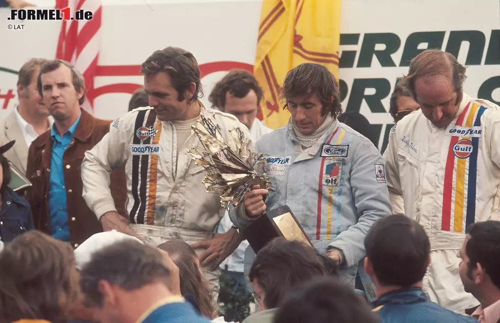 Foto zur News: Im Rennen reicht es zwar nur zu Platz zwei hinter Jackie Stewart, aber für Revson ist es nach drei dritten Plätzen seine beste Platzierung in der Königsklasse. Sein Cockpit bei McLaren für die Saison 1973 ist damit gesichert.