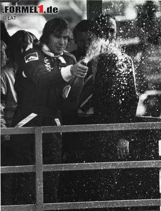 Ein Jahr später gelingt Hunt aber der rechtmäßige Sieg in Silverstone. Es ist der erste Triumph nach seinem Titelgewinn 1976. Foto zur News: Ein Jahr später gelingt Hunt aber der rechtmäßige Sieg in Silverstone. Es ist der erste Triumph nach seinem Titelgewinn 1976.
