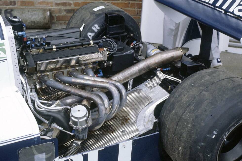 Foto zur News: Ein solcher BMW-Motor, wie hier im Bild, war schon 1981 erstmals bei Brabham zum Einsatz gekommen. Im Qualifying zum Großen Preis von Großbritannien in Silverstone hatte Nelson Piquet damit den vierten Platz erreicht, im Rennen aber wieder auf einen Ford-Motor gesetzt. Der komplette Wechsel erfolgte erst zur Saison 1982.