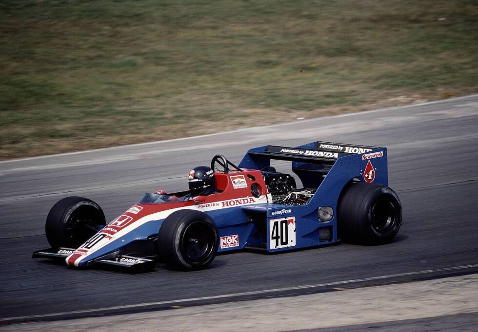 Foto zur News: Ab 1983 mischte auch Honda mit bei den Turbomotoren. Zunächst setzte der Spirit-Rennstall diese Aggregate ein, wie hier beim Großen Preis von Europa in Brands Hatch im Spirit 201. Stefan Johansson belegte damit den 14. Platz.