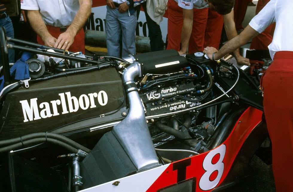 Foto zur News: Wieder ein Blick auf das Detail: Das Bild zeigt den TAG-Porsche-Motor von McLaren, der - weiterentwickelt - dem Team in der Saison 1984 eine dominante Leistung ermöglichte.