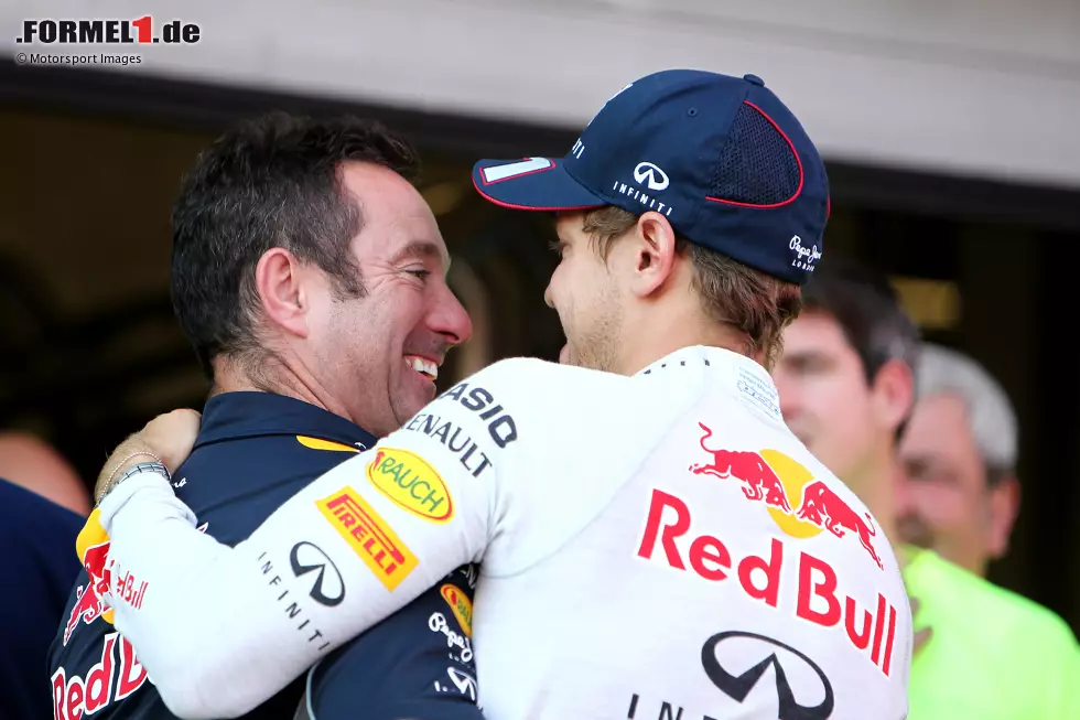 2. Oktober 2014: Red Bull entlässt Vettels langjährigen Chefmechaniker Kenny Handkammer. Der viermalige Weltmeister verliert ein weiteres Mitglied seines Erfolgsteams. Foto zur News: 2. Oktober 2014: Red Bull entlässt Vettels langjährigen Chefmechaniker Kenny Handkammer. Der viermalige Weltmeister verliert ein weiteres Mitglied seines Erfolgsteams.