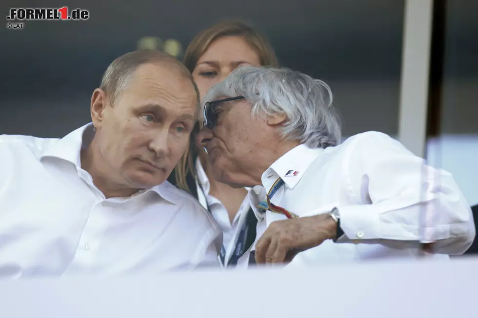 Foto zur News: Auch an der Demokratie lässt er im Rahmen des Skandalinterviews kein gutes Haar: &quot;Sie haben in vielen Ländern nichts Gutes gebracht - auch in diesem.&quot; Später bezeichnet er Wladimir Putin als &quot;guten Kumpel&quot;. Der Staatschef erhält 2014 bei einem anderen brisanten Thema die Unterstützung Ecclestones. Er ist mit der russischen Politik bezüglich Homosexualität im Vorfeld der Olympischen Winterspiele &quot;vollständig einverstanden&quot; und glaubt im Gespräch mit &#039;CNN&#039;, dass Putin missverstanden wurde: &quot;Er hat nie gesagt, dass er dagegen ist - nur, dass er diese Dinge nicht an ein minderjähriges Publikum verbreiten will. Ich stimme den Meinungen vollkommen zu, und wenn man eine weltweite Umfrage durchführen würde, dann würden 90 Prozent der Welt ebenfalls zustimmen.&quot;