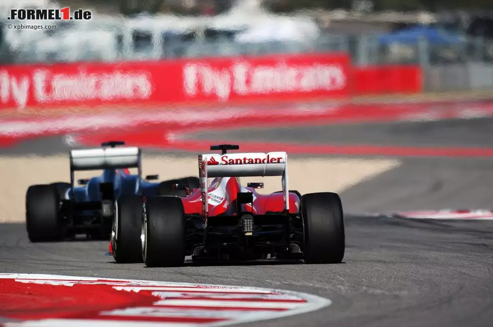 Das Duell des Tages liefern sich Hülkenberg und Fernando Alonso. Der Ferrari-Pilot schnappt sich den Deutschen nach dem Boxenstopp, Hülkenberg kontert wenige Runden später, schafft es aber nicht endgültig vorbei. Der Spanier verteidigt sich anschließend zu geschickt und sichert Rang fünf, sein Kontrahent sieht unmittelbar dahinter die Zielflagge. "An Alonso vorbeizukommen, wäre dann vielleicht noch das Tüpfelchen auf dem I gewesen. Aber es war gut", bilanziert Hülkenberg. Foto zur News: Das Duell des Tages liefern sich Hülkenberg und Fernando Alonso. Der Ferrari-Pilot schnappt sich den Deutschen nach dem Boxenstopp, Hülkenberg kontert wenige Runden später, schafft es aber nicht endgültig vorbei. Der Spanier verteidigt sich anschließend zu geschickt und sichert Rang fünf, sein Kontrahent sieht unmittelbar dahinter die Zielflagge. "An Alonso vorbeizukommen, wäre dann vielleicht noch das Tüpfelchen auf dem I gewesen. Aber es war gut", bilanziert Hülkenberg.