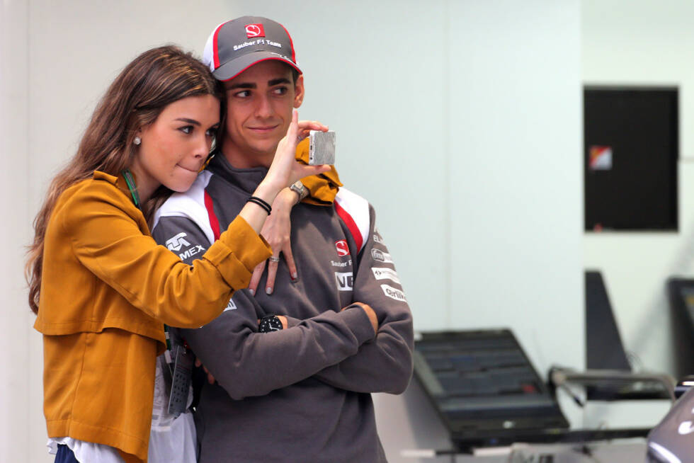 Foto zur News: #8: Esteban Gutierrez und seine neue Liebe Paola Ruiz überstanden sportliche Krisenzeiten.