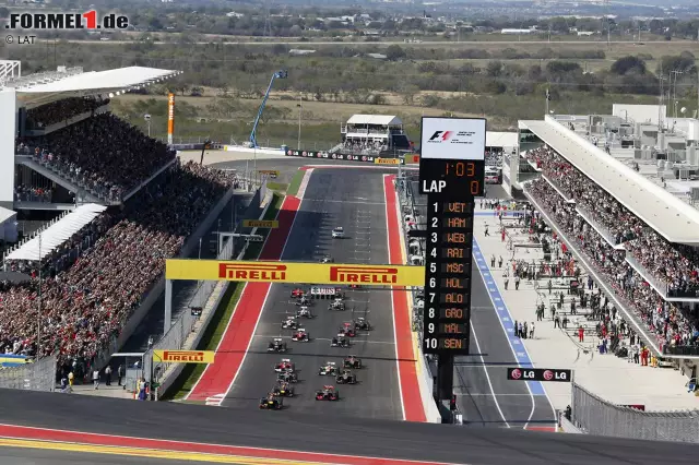 Doch nach vier Jahren Pause kehrt der Grand Prix der USA auf die Formel-1-Landkarte zurück. Am 18. November 2012 wird erstmals auf dem brandneuen Circuit of The Americas vor den Toren von Austin gefahren. Foto zur News: Doch nach vier Jahren Pause kehrt der Grand Prix der USA auf die Formel-1-Landkarte zurück. Am 18. November 2012 wird erstmals auf dem brandneuen Circuit of The Americas vor den Toren von Austin gefahren.