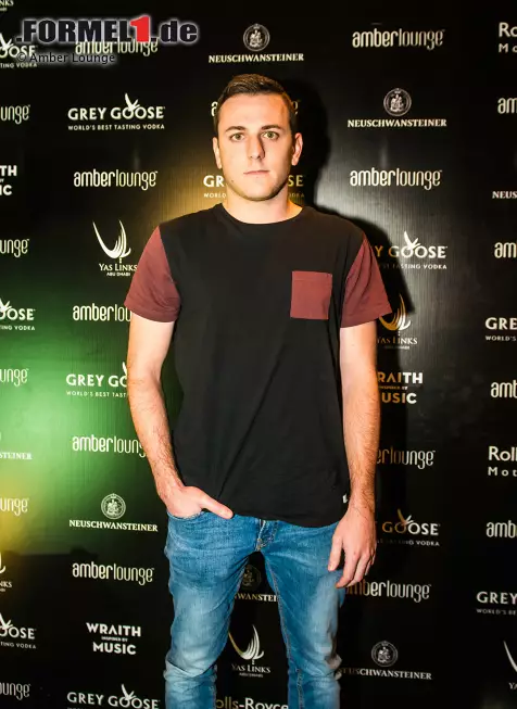 Vielleicht wird in Zukunft auch Fabio Leimer, GP2-Meister 2013 und Reservist des Manor-Teams, Stammgast in der Amber Lounge. In diesem Jahr war er ebenso zu Gast wie... Foto zur News: Vielleicht wird in Zukunft auch Fabio Leimer, GP2-Meister 2013 und Reservist des Manor-Teams, Stammgast in der Amber Lounge. In diesem Jahr war er ebenso zu Gast wie...