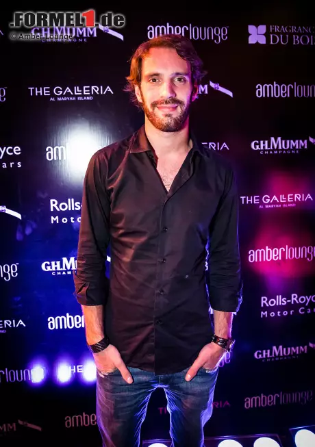 Auch ehemalige Formel-1-Stars finden sich gerne in der Amber Lounge ein, hier beispielsweise Jean-Eric Vergne und... Foto zur News: Auch ehemalige Formel-1-Stars finden sich gerne in der Amber Lounge ein, hier beispielsweise Jean-Eric Vergne und...