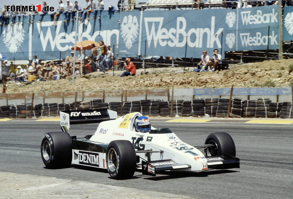 Foto zur News: Doch beim vorletzten Rennen 1983 in Kyalami beliefert Honda das Williams-Team für vorerst nur ein Rennen und sammelt mit Keke Rosberg zwei WM-Zähler.