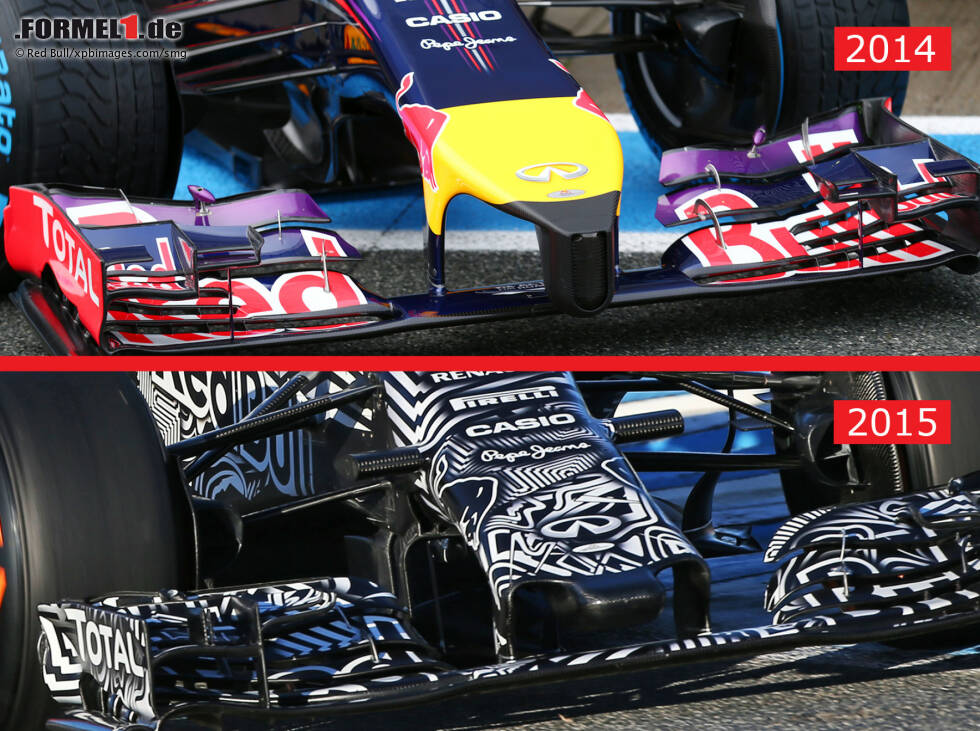 Foto zur News: Der neue RRB 11 reitet bei den Jerez-Tests als Erlkönig über die Strecke - und doch kann man wenigstens an der Nase erkennen, dass sich im Vergleich zum Vorjahreswagen RB10 etwas getan hat.