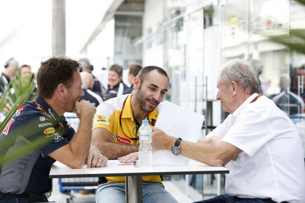 Foto zur News: Singapur 2017 ist das Ende einer Ära: Renault trennt sich von Toro Rosso und wechselt zu McLaren; auch der Red-Bull-Vertrag steht vor der Kündigung. Bei Red Bull war man mit Renault nie happy. Eine Zweckgemeinschaft geht zu Ende.