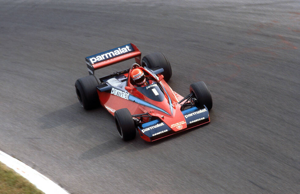 Foto zur News: Nach der Trennung im Streit von Ferrari dockt Niki Lauda als amtierender Meister bei Brabham an. Mit dem Alfa-Motor gelingen dem Österreicher zwei Siege. Doch gegen die überlegenen Wing-Car-Lotus ist der Brabham chancenlos; der Staubsauger-Wagen wird sofort verboten.

Siege: 2