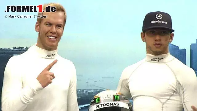 Madame Tussauds gibt's inzwischen nicht nur in London, sondern in vielen Städten der Welt. In Singapur neuerdings mit Wachsfiguren von Sebastian Vettel und Lewis Hamilton. Wir finden: Der Hamilton ist den Künstlern besser gelungen als der Vettel. Foto zur News: Madame Tussauds gibt's inzwischen nicht nur in London, sondern in vielen Städten der Welt. In Singapur neuerdings mit Wachsfiguren von Sebastian Vettel und Lewis Hamilton. Wir finden: Der Hamilton ist den Künstlern besser gelungen als der Vettel.