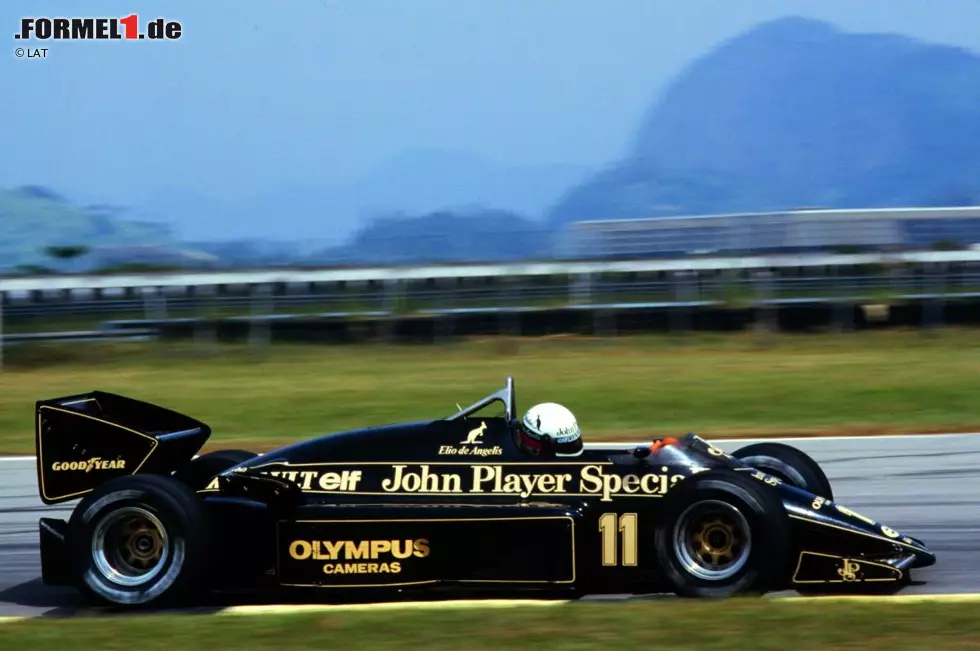 De Angelis, der die Saison in Rio mit Platz drei (Foto) eröffnet hatte, muss bei den extrem schwierigen Bedingungen Michele Alboreto (Ferrari) und Patrick Tambay (Renault) ziehen lassen und beendet den Grand Prix von Portugal schließlich als Vierter. Foto zur News: De Angelis, der die Saison in Rio mit Platz drei (Foto) eröffnet hatte, muss bei den extrem schwierigen Bedingungen Michele Alboreto (Ferrari) und Patrick Tambay (Renault) ziehen lassen und beendet den Grand Prix von Portugal schließlich als Vierter.