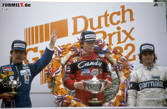 Foto zur News: Platz 9 - Didier Pironi: Er war Ende der 1970er-Jahre das große französische Talent und fuhr gleich bei seinem zweiten Grand Prix für Tyrrell in die Punkteränge. 1982 lag Pironi, mittlerweile Ferrari-Fahrer, nach zwei Dritteln der Saison auf Kurs zum WM-Titel, ehe ein schwerer Unfall in Hockenheim seiner Formel-1-Karriere ein jähes Ende setzte.