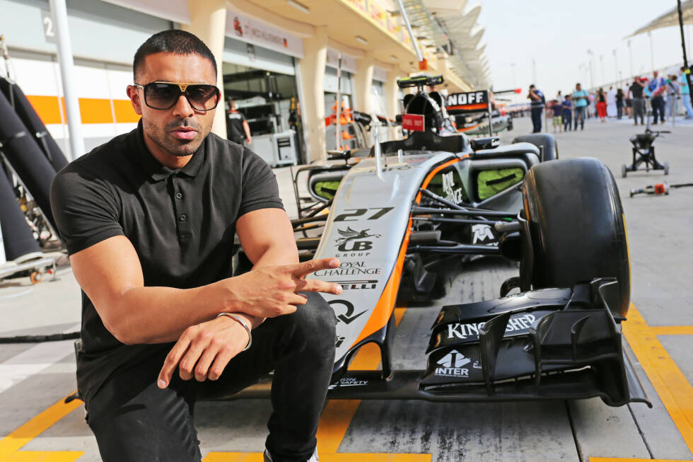 Foto zur News: Er gehört zwar der Sikh-Religion an und nicht dem Islam, aber R&amp;B-Star Jay Sean ist dennoch Headliner des Entertainmentprogramms rund um den Grand Prix von Bahrain. Und begeisterter Force-India-Fan.