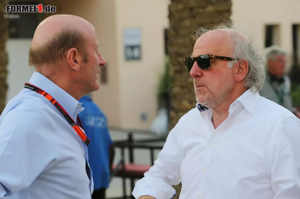 CVC-Manager Donald Mackenzie und David Richards könnten sich in Zukunft wieder öfter sehen. Denn Richards denkt ernsthaft darüber nach, das heimatlose Manor-Marussia-Team in seinen Prodrive-Anlagen unterzubringen. Der Anfang eines Comebacks des ehemaligen Benetton- und BAR-Chefs? Foto zur News: CVC-Manager Donald Mackenzie und David Richards könnten sich in Zukunft wieder öfter sehen. Denn Richards denkt ernsthaft darüber nach, das heimatlose Manor-Marussia-Team in seinen Prodrive-Anlagen unterzubringen. Der Anfang eines Comebacks des ehemaligen Benetton- und BAR-Chefs?