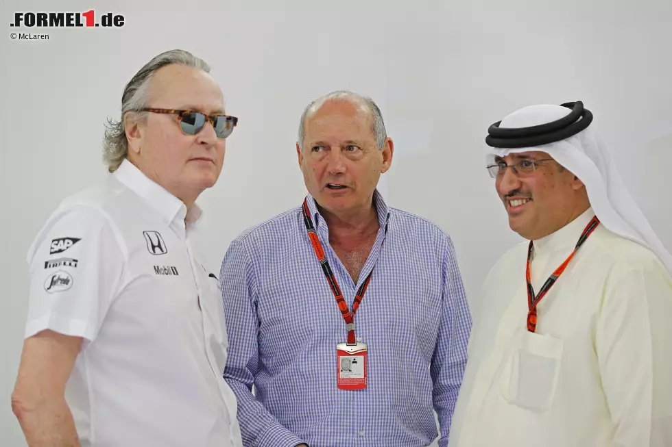 Über diesen Paddock-Gast freuen wir uns ganz besonders: Dem saudi-arabischen McLaren-Teilhaber Mansour Ojjeh (links) geht es nach überstandener Krebserkrankung wieder besser. Seinen McLaren-Honda-Boliden nicht. Foto zur News: Über diesen Paddock-Gast freuen wir uns ganz besonders: Dem saudi-arabischen McLaren-Teilhaber Mansour Ojjeh (links) geht es nach überstandener Krebserkrankung wieder besser. Seinen McLaren-Honda-Boliden nicht.