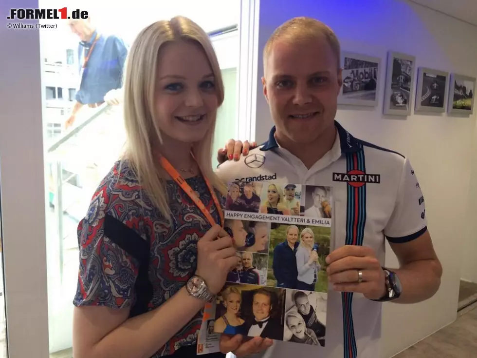Steht hier eine bald werdende Mutter? erst malein Schritt nach dem anderen: Emilia Pikkarainen, (bisher medaillenlose) Olympia-Schwimmerin, und Valtteri Bottas sind verlobt. Jetzt hat auch Finnland sein Traumpaar a la Beckhams. Foto zur News: Steht hier eine bald werdende Mutter? erst malein Schritt nach dem anderen: Emilia Pikkarainen, (bisher medaillenlose) Olympia-Schwimmerin, und Valtteri Bottas sind verlobt. Jetzt hat auch Finnland sein Traumpaar a la Beckhams.