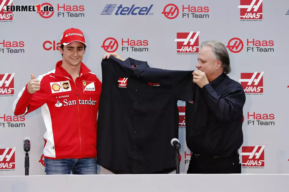 Mexiko bekommt 2016 einen zweiten Grand-Prix-Fahrer: Dass Esteban Gutierrez für US-Neueinsteiger Gene Haas fahren wird, steht schon seit Monaten fest, wird aber erst beim Heimrennen bekannt gegeben. Nur die Konfektionsgröße für das richtige T-Shirt muss man wohl noch einmal nachmessen. Foto zur News: Mexiko bekommt 2016 einen zweiten Grand-Prix-Fahrer: Dass Esteban Gutierrez für US-Neueinsteiger Gene Haas fahren wird, steht schon seit Monaten fest, wird aber erst beim Heimrennen bekannt gegeben. Nur die Konfektionsgröße für das richtige T-Shirt muss man wohl noch einmal nachmessen.