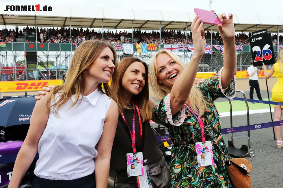 Foto zur News: Geri &quot;Ginger Spice&quot; Halliwell (pardon, Horner) ist bei den Formel-1-Rennen ohnehin Stammgast. Nach Silverstone hat sie auch ihre Ex-Kolleginnen Melanie &quot;Mel C&quot; Chisholm Emma &quot;Baby Spice&quot; Bunton eingeladen.