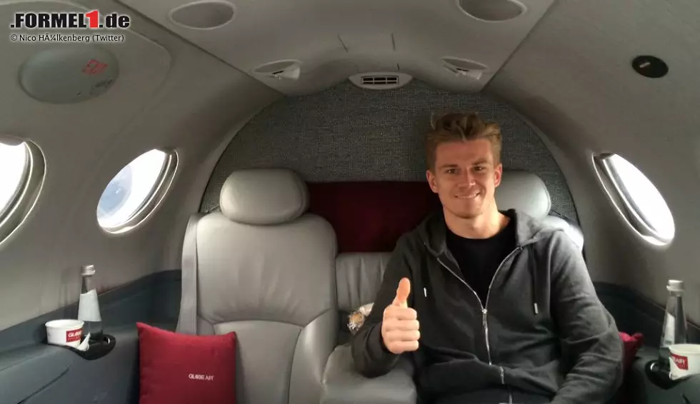 Foto zur News: Als amtierender Le-Mans-Sieger zum nächsten Event: Nico Hülkenberg jettet nach dem Grand Prix von Kanada und dem 24-Stunden-Rennen in Frankreich zum nächsten Termin in Österreich, bekommt dort am Samstag Besuch von seinem Porsche-Chef Fritz Enzinger und erreicht am Sonntag einen starken sechsten Platz im Force India.