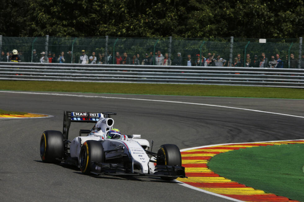 Foto zur News: Felipe Massa (Williams): &quot;Spa ist die Strecke im Kalender, die den meisten Fahrern am meisten Spaß macht. Für mich persönlich ist es ganz klar die Lieblingsstrecke. Auf Strecken, die man gerne befährt, sind gute Ergebnisse natürlich umso schöner.&quot;