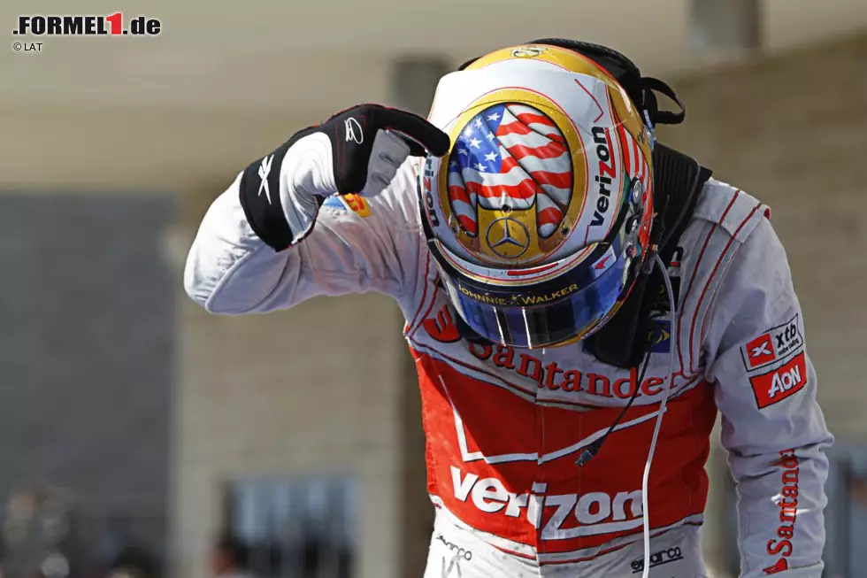 Foto zur News: Der Grand Prix der USA wird am kommenden Wochenende zum vierten Mal auf dem Circuit of The Americas (CoTA) in Austin ausgetragen. Lewis Hamilton steht auf dieser Strecke bei zwei Siegen. Sowohl 2012 für McLaren (Foto) als auch 2014 für Mercedes gewann der Brite von Startplatz zwei. Sebastian Vettel gewann 2013 für Red Bull von der Pole-Position.