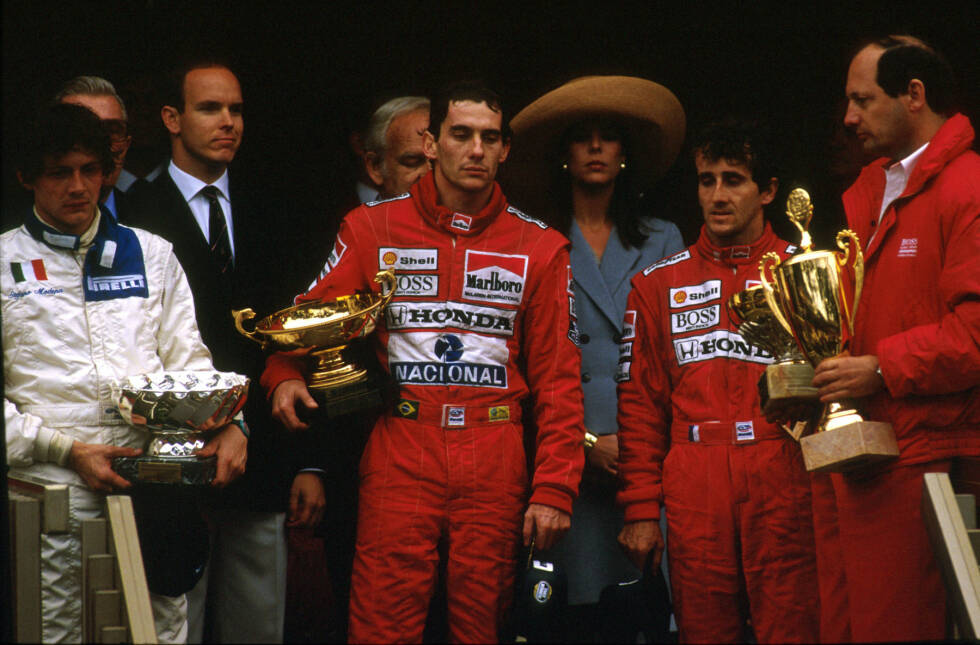 Foto zur News: Vier Siege von Prost, sechs Siege von Senna: Für ein Jahrzehnt gewannen zwischen 1984 und 1993 nur diese beiden Fahrer in Monaco.