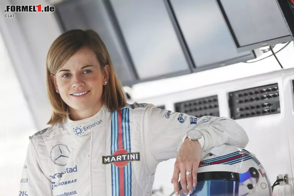 Foto zur News: Susie Wolff wäre die logische Wahl für einen Williams-Einsatz in Silverstone. Dort hätte sie schon 2014 zumindest das Freitagstraining bestreiten sollen, damals war aber nach nur vier Runden wegen eines Motorproblems Schluss. Auf konventionellem Weg sind Renneinsätze für sie vorerst nicht realistisch, weil Williams erst in Malaysia Adrian Sutil als offiziellen Ersatzfahrer nominiert hat. Aber über einen Gaststart einer (hübschen und damit gut vermarktbaren) Frau würde sich Bernie Ecclestone ganz besonders freuen.