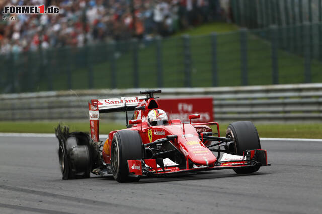 Foto zur News: Es ist ein Weg, der genau genommen schon mit Vettels Reifenschaden in Spa-Francorchamps beginnt. Denn Pirelli zieht daraus die Konsequenz, Mindestvorgaben für den Reifendruck auszugeben. Wer sich nicht daran hält, muss mit einer Strafe rechnen.
