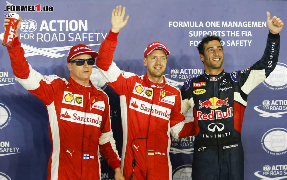 Foto zur News: Mittlere Sensation im Qualifying: Beide Ferrari-Stars in den Top 3, Daniel Ricciardo ist mit dem Red Bull plötzlich konkurrenzfähig - auf einer Strecke, auf der Motorleistung nicht das entscheidende Kriterium ist. Und Mercedes verwachst auf unerklärlich dramatische Weise das Setup und landet nur in der dritten Startreihe.
