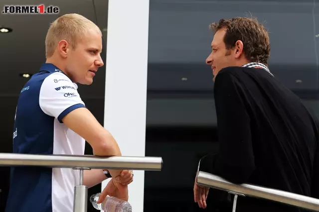 Foto zur News: Im deutschsprachigen Raum sind die aktuellen TV-Experten sehr bekannt. Für das 'ORF' in Österreich analysiert Alex Wurz (69 GPs) die Geschehnisse. Hier ist der zweimalige Le-Mans-Sieger, der ab sofort keinen aktiven Motorsport mehr betreibt, im Gespräch mit Williams-Pilot Valtteri Bottas.