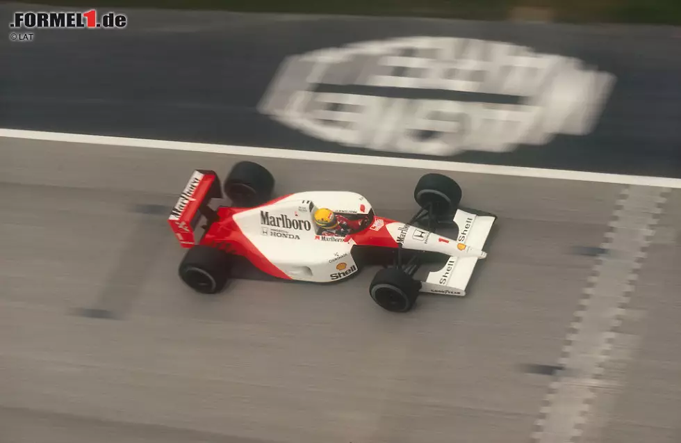 1991: Der McLaren MP4/6 mit Honda-Motor, das vierte und letzte Weltmeisterauto mit Zwölfzylinder. Foto zur News: 1991: Der McLaren MP4/6 mit Honda-Motor, das vierte und letzte Weltmeisterauto mit Zwölfzylinder.