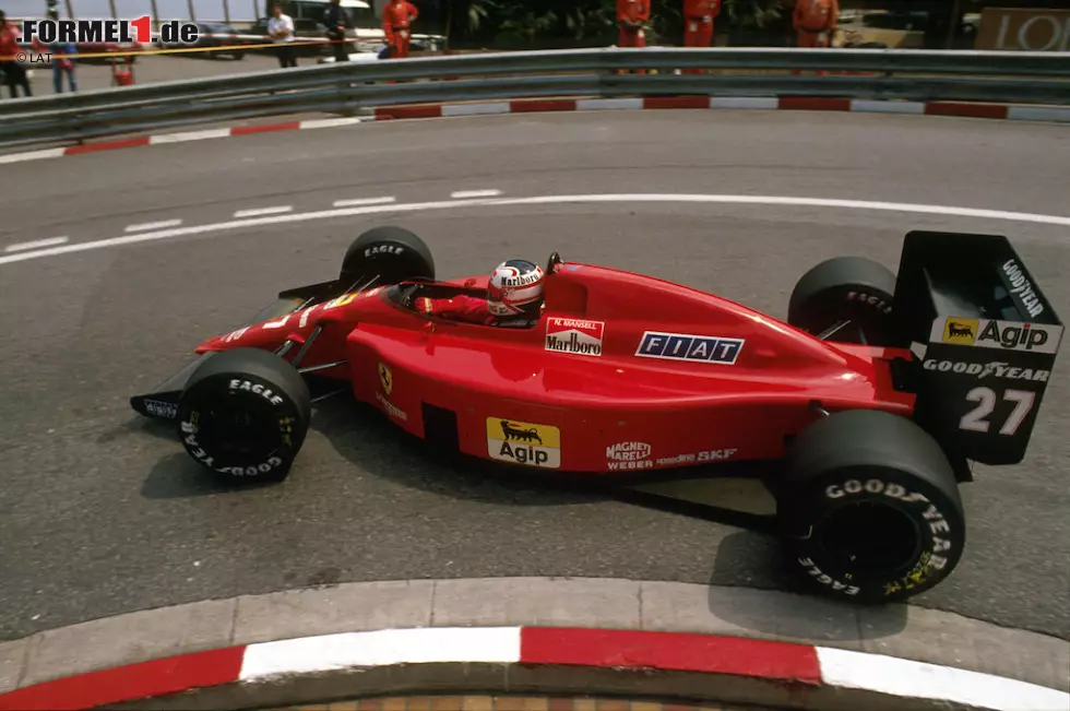 1989: Der Ferrari 640 von Nigel Mansell, der das Comeback des V12 markiert. Foto zur News: 1989: Der Ferrari 640 von Nigel Mansell, der das Comeback des V12 markiert.
