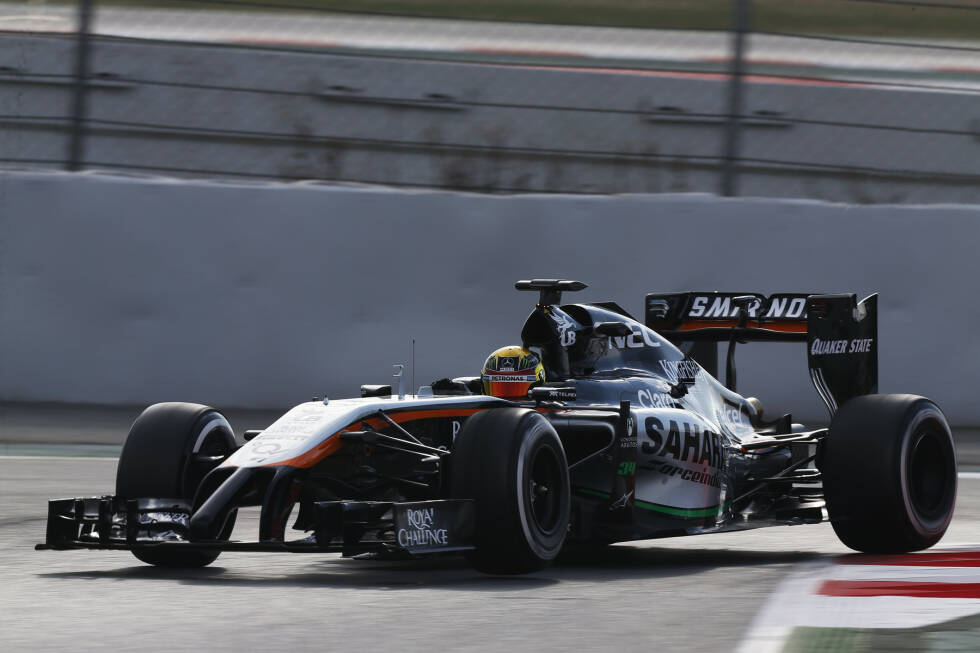 Foto zur News: Bei den Tests vor der Formel-1-Saison 2015 war Wehrlein beim Mercedes-Kundenteam Force India eingeteilt, ging aber auch für das Mercedes-Werksteam auf die Strecke.