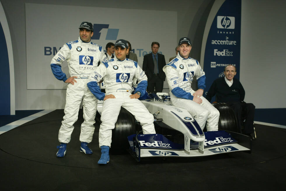 Foto zur News: 2003: Erneut Ralf Schumacher, erneut Juan-Pablo Montoya, erneut Platz zwei. Auch mit dem FW25, der wieder in Barcelona präsentiert wird, ist Williams vorn dabei.