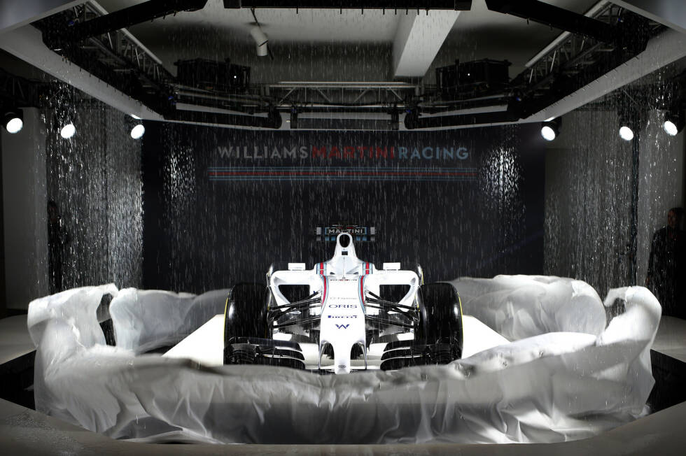 Foto zur News: 2014: Das Team aus Grove erfindet sich zur Saison 2014 komplett neu, nicht nur äußerlich. Titelsponsor Martini sorgt für eine sportlich-elegante Farbgebung, der Mercedes-Motor für ordentlich Schub beim FW36. Felipe Massa und Valtteri Bottas steuern ihre Autos auf den dritten WM-Gesamtrang. Williams ist wieder da!