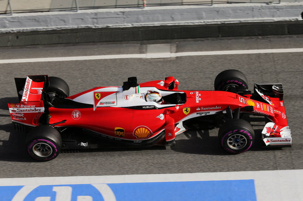 Foto zur News: Nun erinnert Ferrari mit dem neuen Auto ganz bewusst an die erfolgreichen Phasen von Lauda und Schumacher. Mit Sebastian Vettel will die Scuderia den WM-Titel zurückerobern.