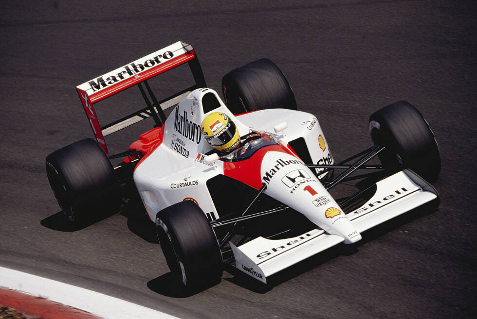 Foto zur News: ...Nach dem erfolgreichen Saisonstart in den USA, Brasilien, San Marino und Monaco kann Senna mit 24 WM-Punkten Vorsprung vor Nigel Mansell die Weltmeisterschaft für sich entscheiden.
