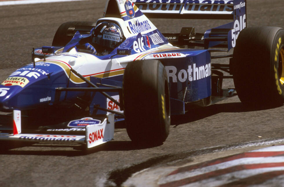 Foto zur News: Damon Hill fährt 1996 die ersten drei Grand-Prix-Rennen in Australien, Brasilien und Argentinien auf dem ersten Platz nach Hause...