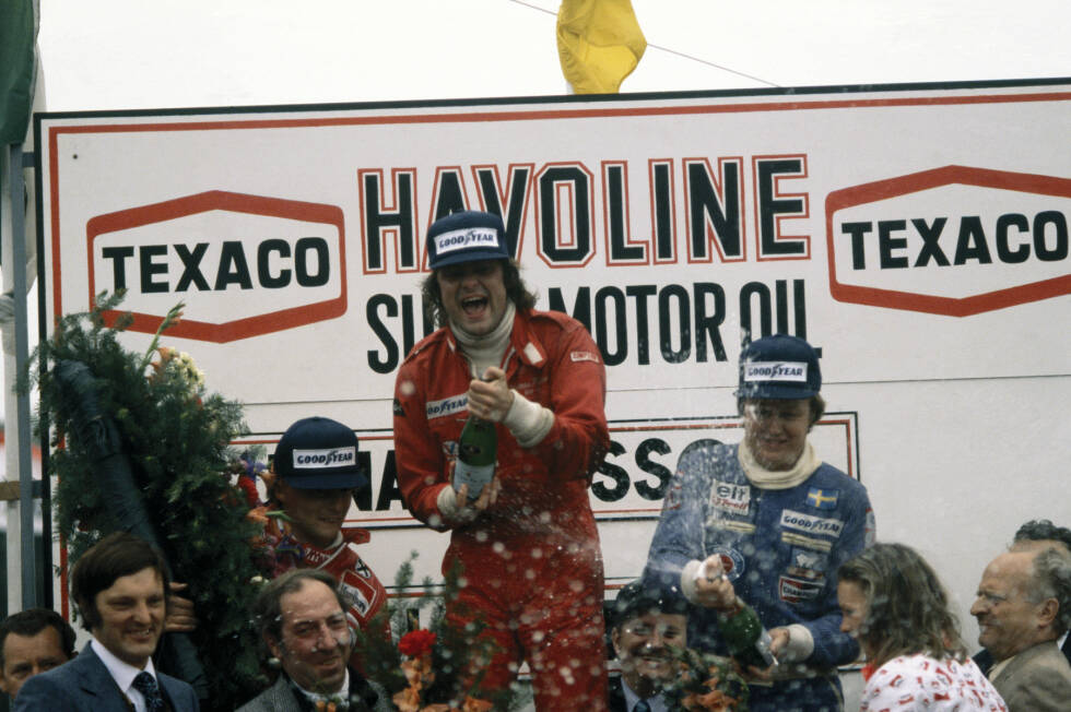Foto zur News: Schumacher gewann 1992 zum ersten Mal in der Formel 1. Noch vier andere Fahrer feierten ihren Premierensieg in Belgien. Peter Collins (1956), Jim Clark (1962), Gunnar Nilsson (1977, auf dem Bild) und Didier Pironi (1980).