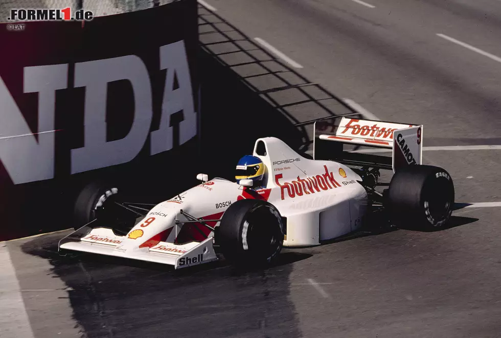 1990 schloss sich Michele Alboreto dem Rennstall von Arrows an. Mit dem ab 1991 Footwork genannten Team ging allerdings fast nichts. Mit dem alten Ford-Motor (1990) und dem unzuverässigen Porsche-Antrieb (1991) beendete Alboreto nur wenige Rennen. Erst 1992 wurde es mit Power von Mugen-Honda besser. Foto zur News: 1990 schloss sich Michele Alboreto dem Rennstall von Arrows an. Mit dem ab 1991 Footwork genannten Team ging allerdings fast nichts. Mit dem alten Ford-Motor (1990) und dem unzuverässigen Porsche-Antrieb (1991) beendete Alboreto nur wenige Rennen. Erst 1992 wurde es mit Power von Mugen-Honda besser.