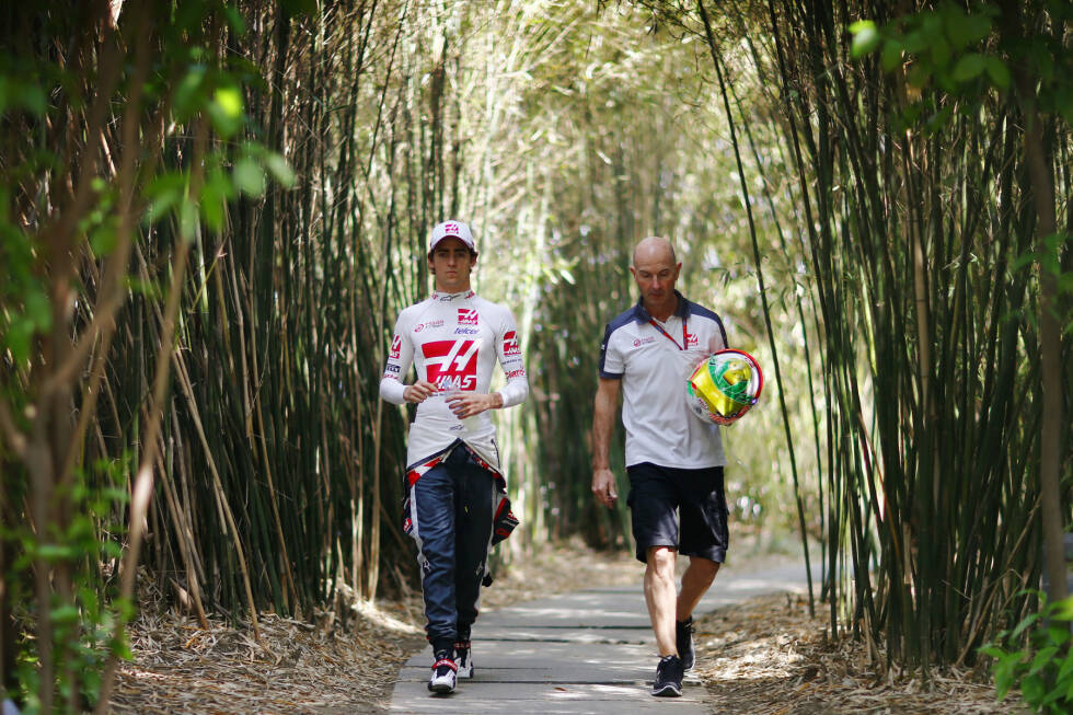 Foto zur News: Durch den Bambuswald zum Rennen, das gibt&#039;s nur in Schanghai. Esteban Gutierrez schüttelt zum ersten Mal in dieser Saison sein Pech weitgehend (bis auf die brennenden Bremsen im Training) ab, hat aber trotzdem keine echte Chance auf WM-Punkte.