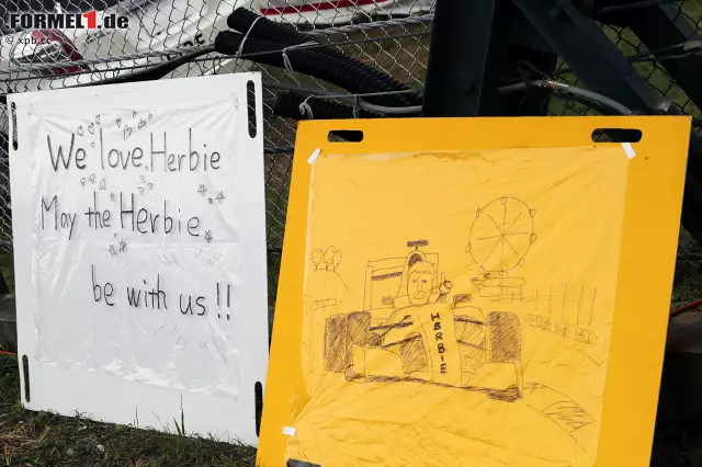 Während in Europa vor allem die Herren Hamilton, Vettel und Alonso ihre Fans haben, Ferrari und vielleicht noch Mercedes, hat in Japan jedes noch so kleine Team einen Fanclub. Und sogar Herbie Blash, der FIA-Mitarbeiter, bekommt sein eigenes Plakat. Dass er schon seinen Ruhestand plant, kommt nicht bei allen gut an. Foto zur News: Während in Europa vor allem die Herren Hamilton, Vettel und Alonso ihre Fans haben, Ferrari und vielleicht noch Mercedes, hat in Japan jedes noch so kleine Team einen Fanclub. Und sogar Herbie Blash, der FIA-Mitarbeiter, bekommt sein eigenes Plakat. Dass er schon seinen Ruhestand plant, kommt nicht bei allen gut an.