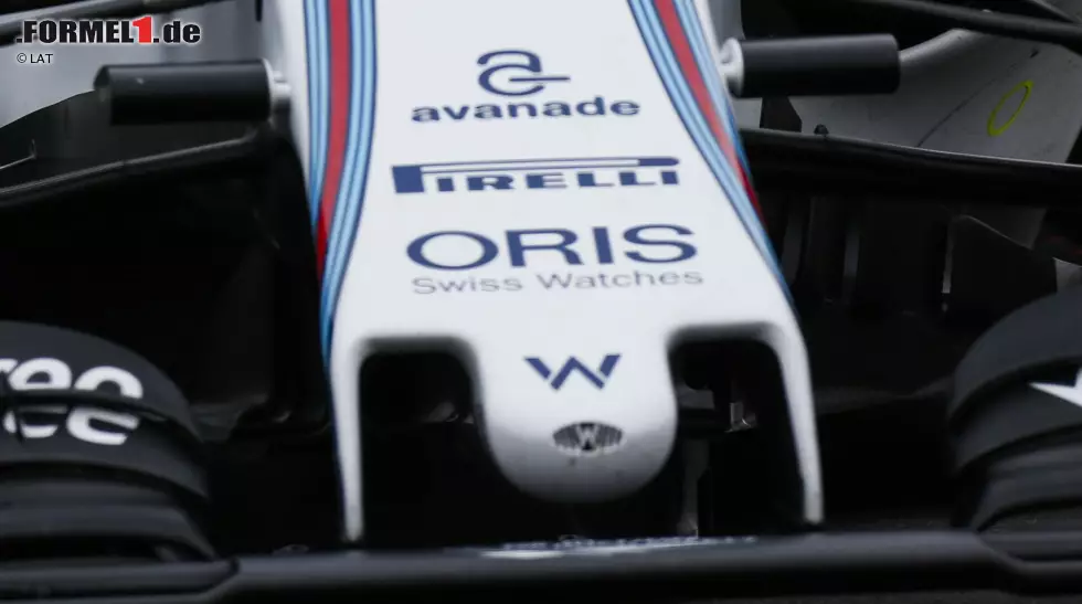 Foto zur News: Hier zum Vergleich die Williams-Version von Kanada. Es ist zwar nur ein kleines Detail, aber man sieht eindeutig, dass hier die Streben der Nase noch etwas anders geformt waren.