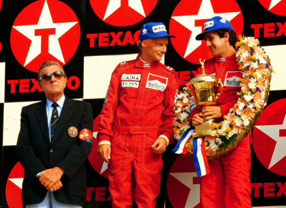 Foto zur News: 1984: Weltmeister Niki Lauda (5), meiste Siege Alain Prost (7)