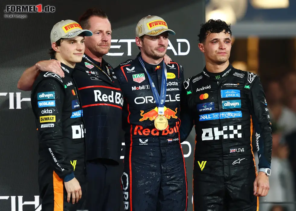 Foto zur News: 2025: Weltmeister Lando Norris (7), meiste Siege Max Verstappen (8)